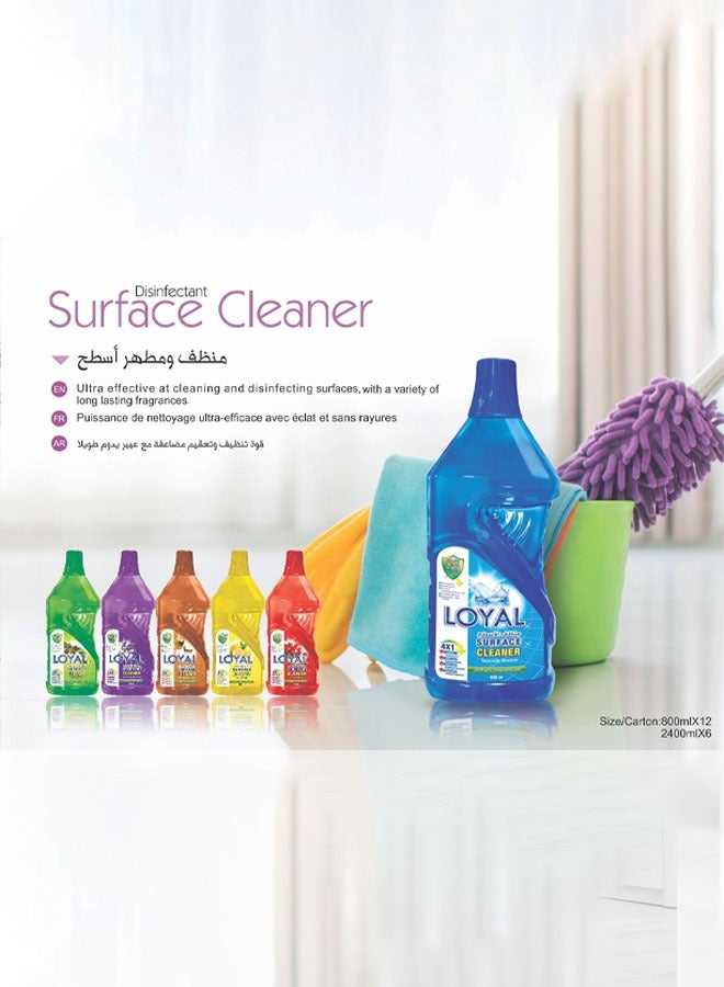 loyal Surface Cleaner Liquid/Seaside Breeze Blue 3x800ml  - Image 5