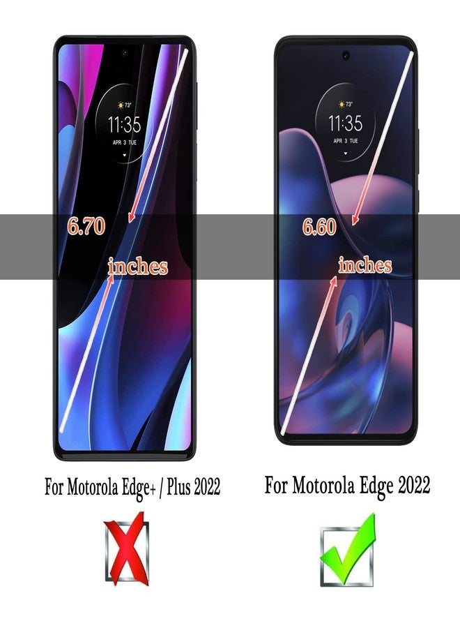 beukei (3 Pack) Compatible for Motorola Moto Edge (2022) [Not Fit for Moto Edge+2022 Version] Screen Protector Tempered Glass, (6.6 inch) Touch Sensitive,Case Friendly - Image 2