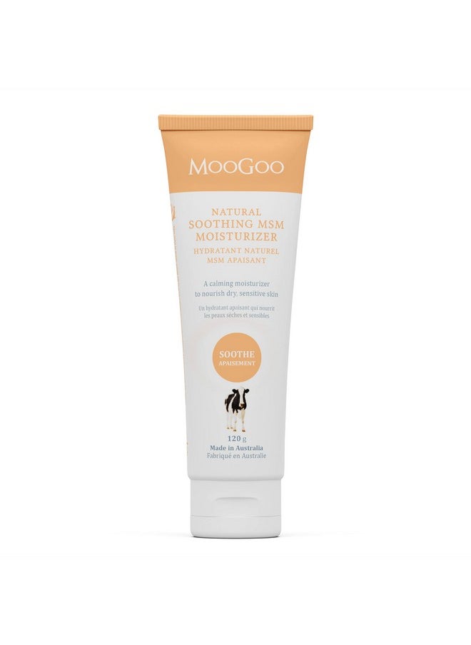 MOOGOO - Soothing Msm Moisturizer Natural Calming Moisturizing Body Lotion For Sensitive Skin For Women And For Men. Petroleum Free Paraben Free Cruelty Free. - Image 1