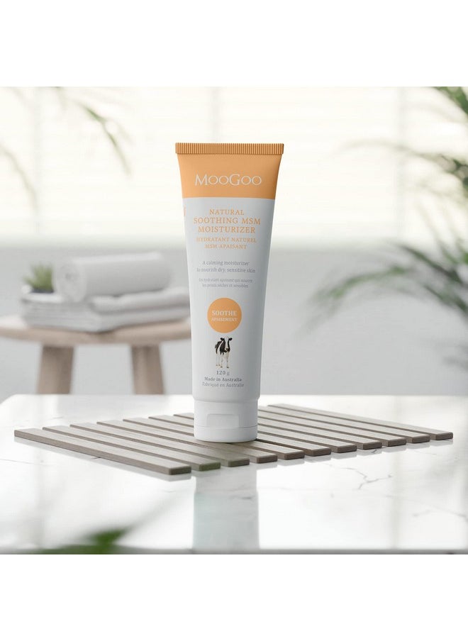 MOOGOO - Soothing Msm Moisturizer Natural Calming Moisturizing Body Lotion For Sensitive Skin For Women And For Men. Petroleum Free Paraben Free Cruelty Free. - Image 1