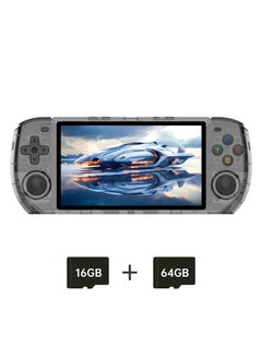Powkiddy POWKIDDY RGB10 MAX3 Handheld Game Console, 5 Inch IPS Screen Retro Video Game Console Open Source Linux Game Player, Support WiFi & Bluetooth,10000+ Games Portable PSP (Black, 64G)  - Image 1