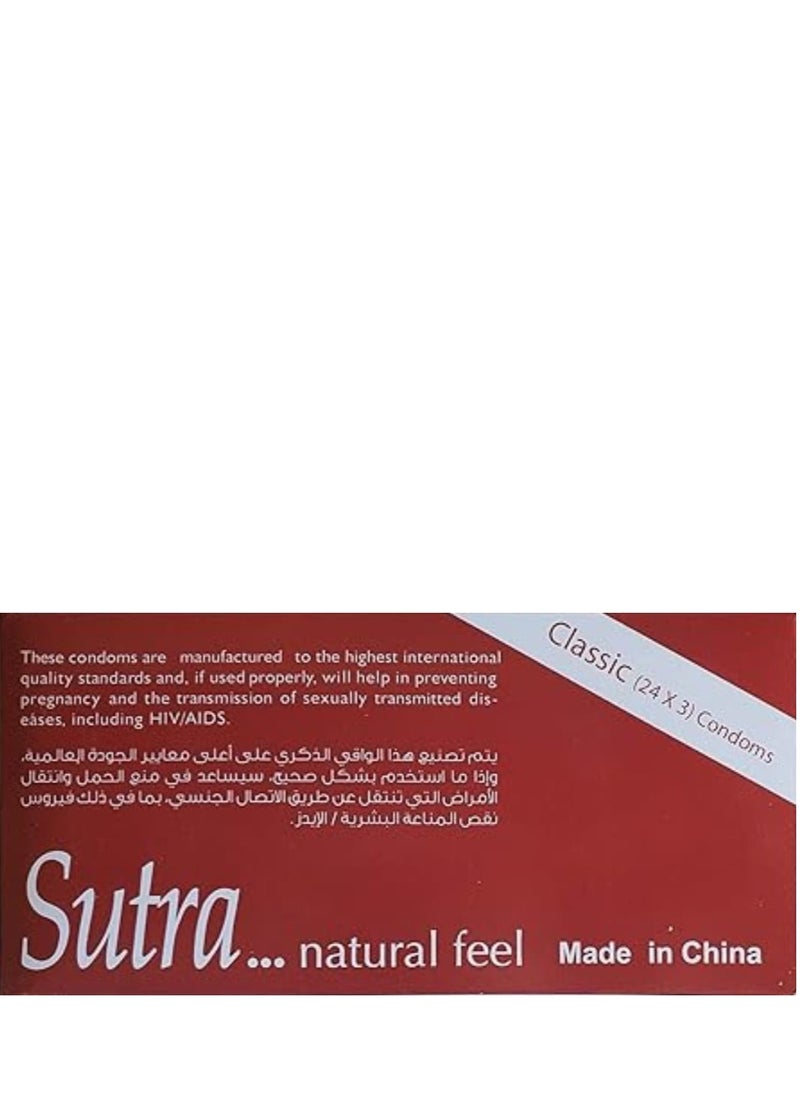 SUTRA Sutra Classic Condoms - 24 Pieces (Pack Of 3)  - Image 3