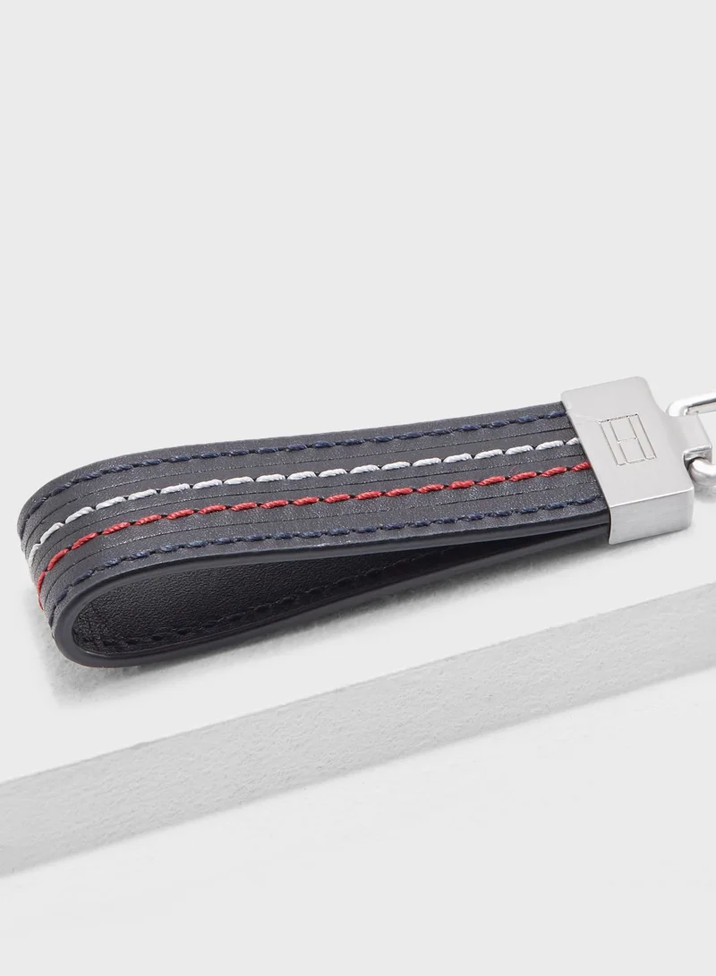 TOMMY HILFIGER Lanyard Leather Keyring