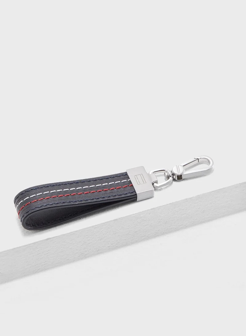 TOMMY HILFIGER Lanyard Leather Keyring