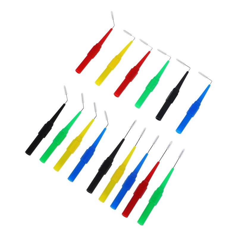 ULTECHNOVO 15pcs Automotive Test Probes Precision Multimeter Probes for Electrical Testing Copper Needles for Quick Identification and Accurate Measurements - Image 1
