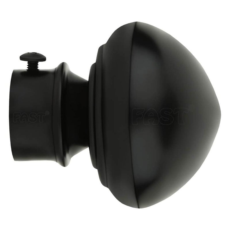 FAST CBS78 Stainless Steel Metal Black Finish Curtain Finials Or Finial for Window Curtain Accessories Rod & Brackets (4) - Image 5