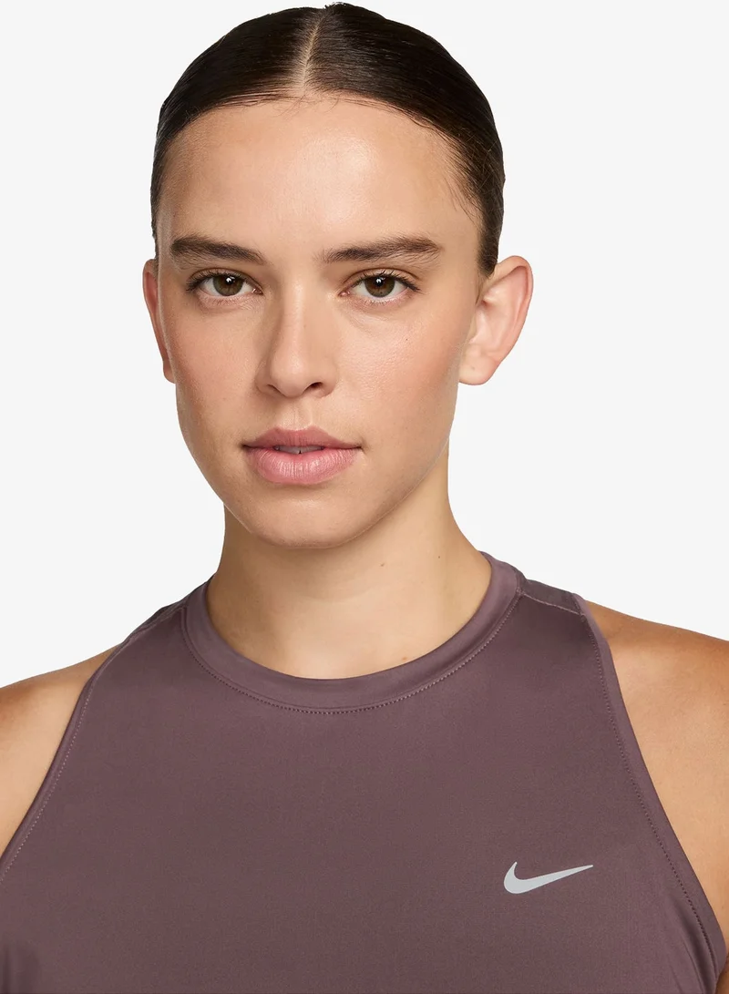 Nike TATTOO/(REFLECTIVE SILV) Swift Dri-Fit Logo Tank Top for Women | Best Price UAE