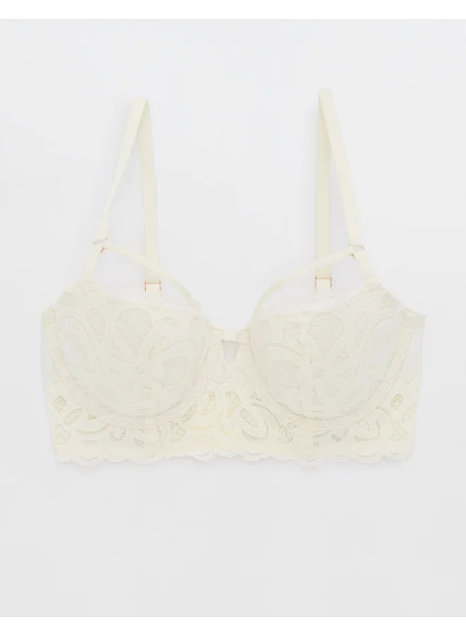 Aerie Lace Detail Plunge  Bra