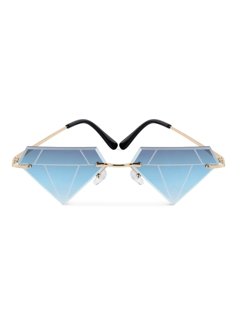 Woggles Red Pappy Solarae Blue Diamond Sunglasses