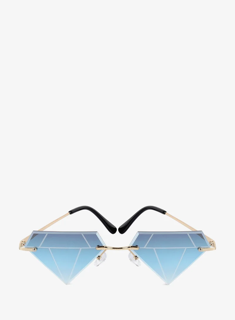 Woggles Red Pappy Solarae Blue Diamond Sunglasses