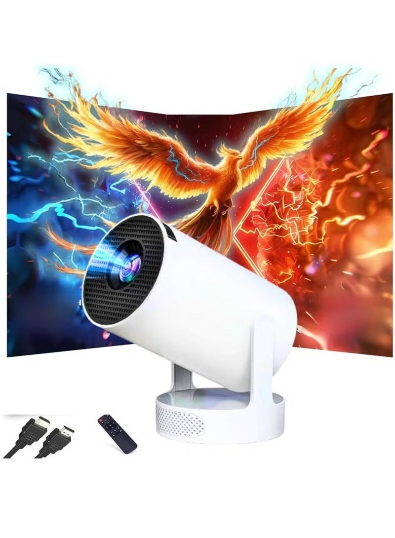 Portable Projector Pocket Size with 5G WiFi – Android 11.0 OS – Supports Up to 130 Inches Screen – Full HD 1080P Home Theater Experience for Indoor & Outdoor Use – Compatible with TV Stick, HDMI, USB, PS5, PS4, iOS Devices – Perfect Birthday Gift for Home Entertainment