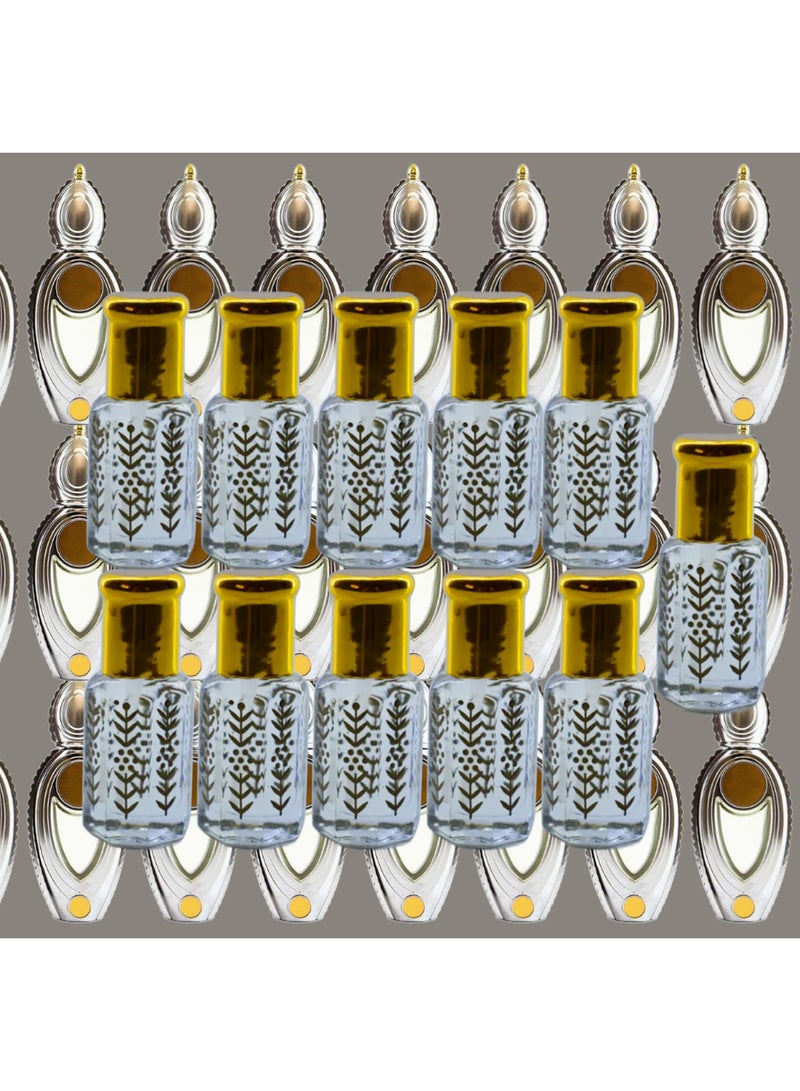 11 قطع زيت عطري وصال نسائي الشفاف الأصلي 6مل