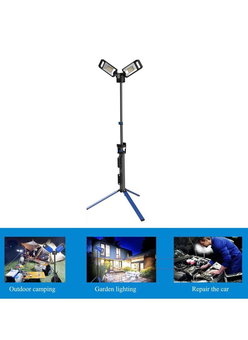Crony - VIP-11 Outdoor multi-function lamp 5000 Lumen Rechargeable Cordless Collapsible AC/DC Portable LED Work Light with Telescoping Tripod Stand - Image 1