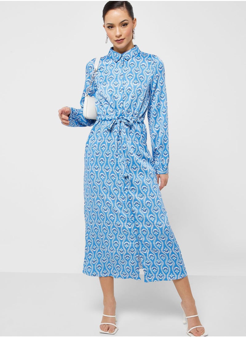 VERO MODA - Printed Shirt Dress - Image 1