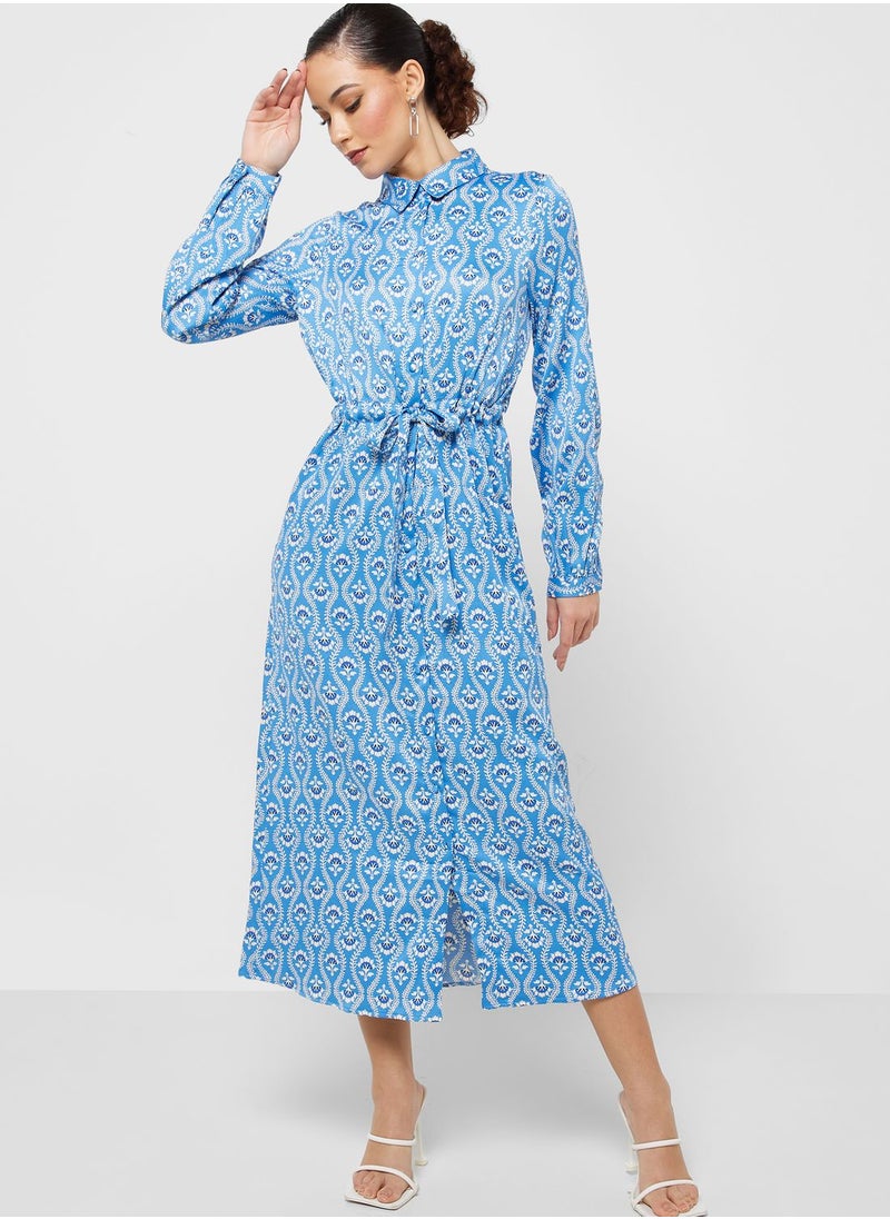 VERO MODA - Printed Shirt Dress - Image 1