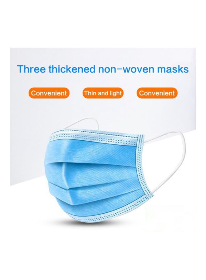 NIBEMINENT 50-Piece 3 Layer Disposable Face Mask - Image 4