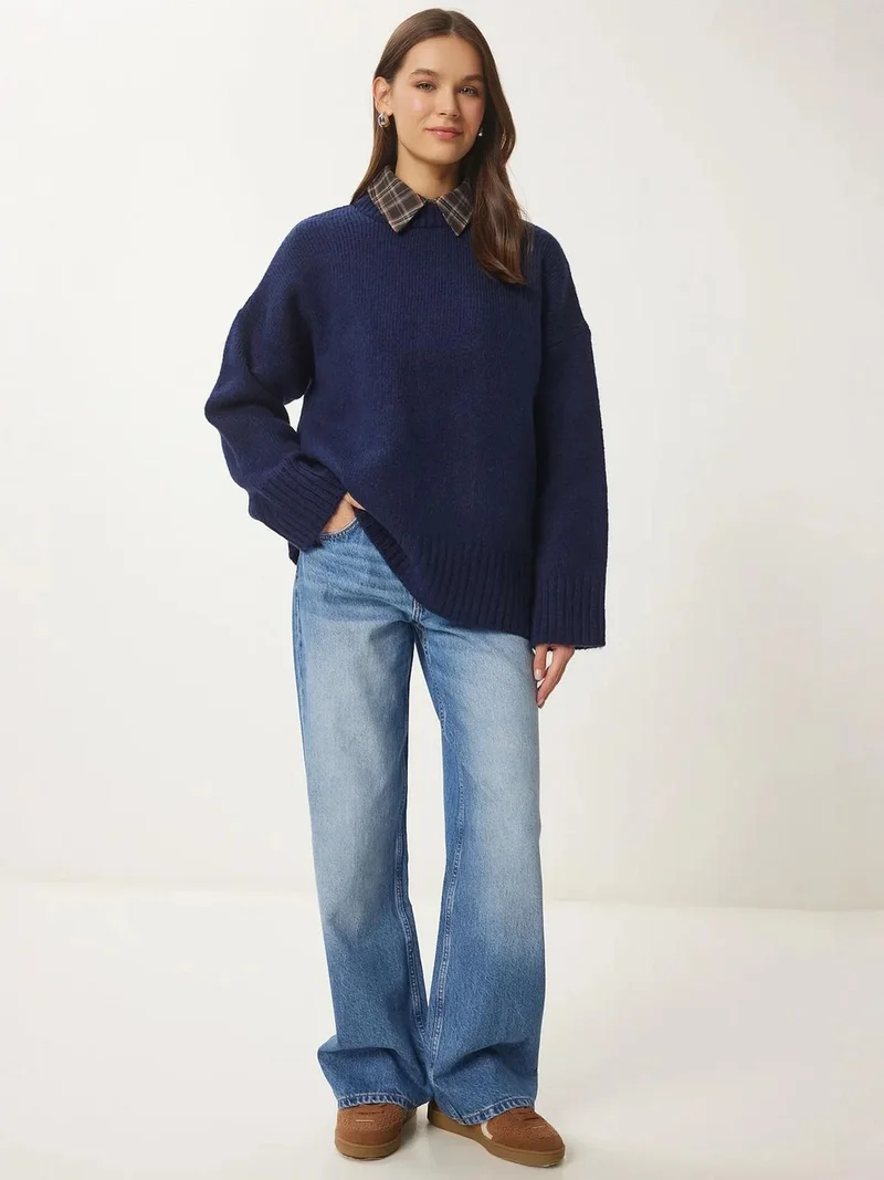 إسطنبول الساحرة ISTANBUL Crew Neck Oversized Basic Sweater