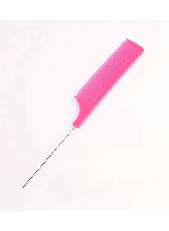 Goolsky مشط شعر احترافي ذو ذيل جرذ 1 قطعة فرشاة صبغ شعر مضادة للكهرباء الساكنة صالون حلاقة منزلية لتصفيف الشعر - Image 1