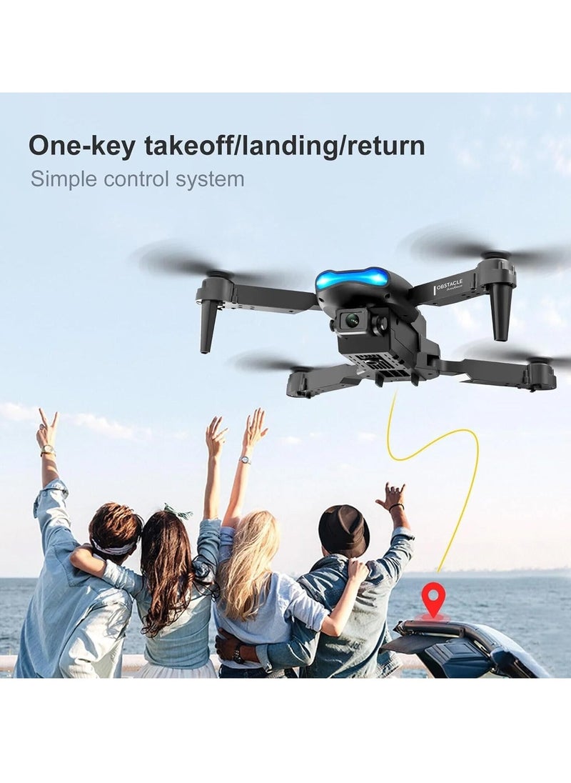 ELTRAZONE E99 Drone with Camera, Foldable RC Quadcopter Drone, Remote Control Drone Toys for Beginners, Men’s Gifts, Indoor and Outdoor Affordable UAV, Christmas, Halloween, Thanksgiving Gift - Image 3