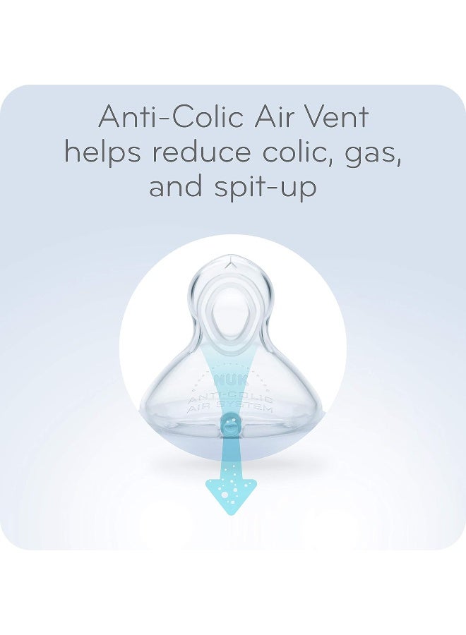 NUK زجاجة حليب نوك سموذ فلو المضادة للمغص، فيل، 5 أونصات (3 عبوات) - Image 2