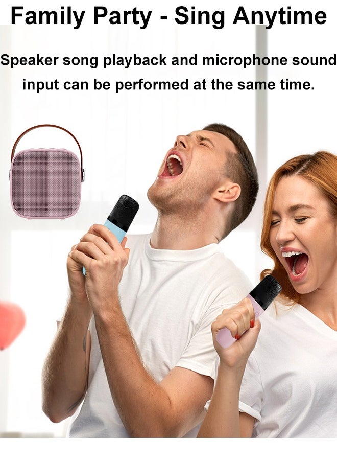 ZCM-HAPPY Home Karaoke Portable Bluetooth Speaker With One Wireless Microphone TF Card AUX Connectivity and Type-C Charging  - Image 4