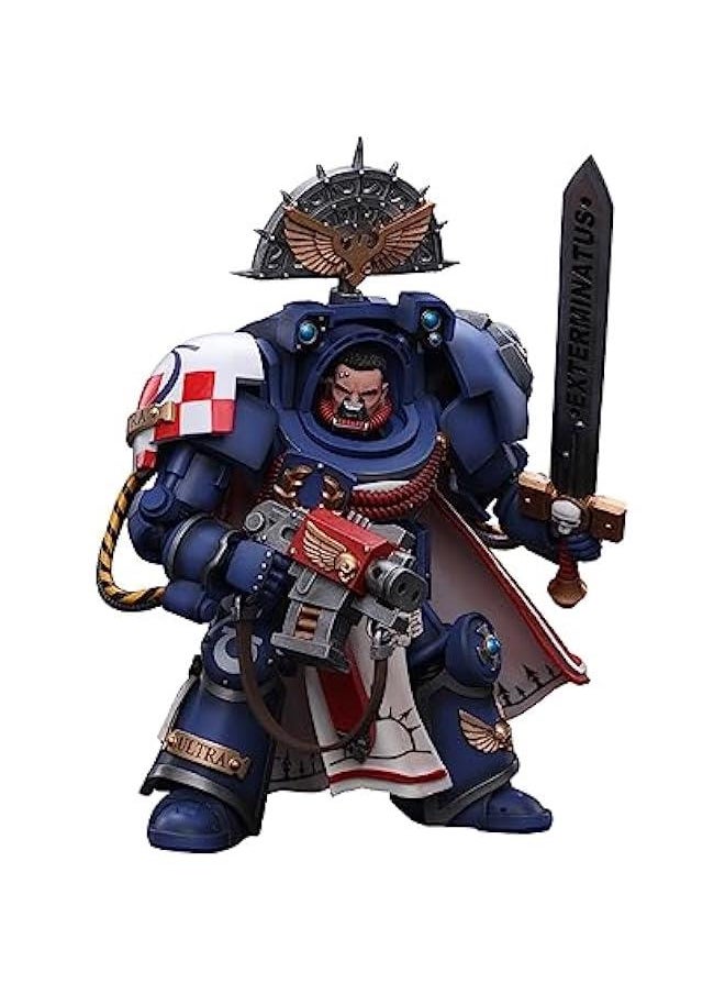 Generic - JoyToy Warhammer 40K Ultramarines Terminator Captain 1:18 Scale Collectible Action Figure - Image 1