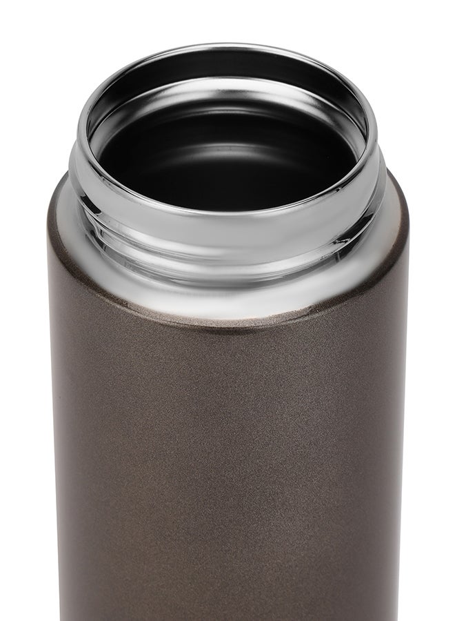 Royalford 520 ML / 17.6oz Stainless Steel Vacuum Water Bottle- RF11246| High-Quality Vacuum Insulation Preserves the Flavor and Freshness Brown - Image 3