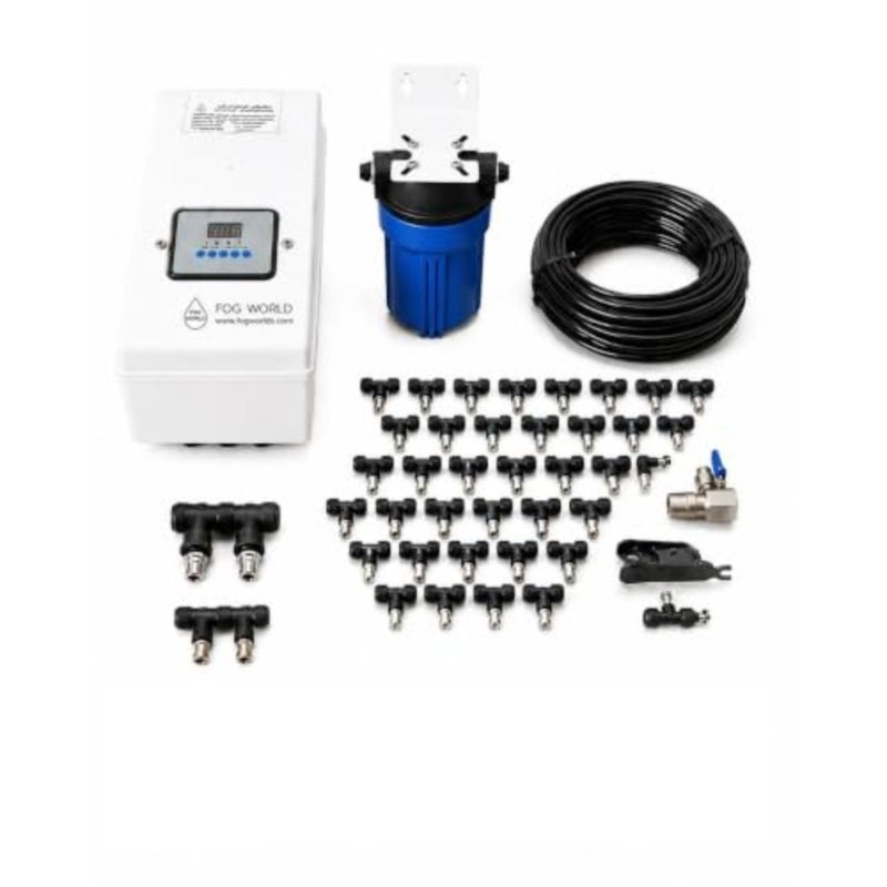 Outdoor Fog Misting System - 30 Spray Beads - 30 Meters Li - Supports Up to 60 Sprinklers - with Smart Timer - Image 2