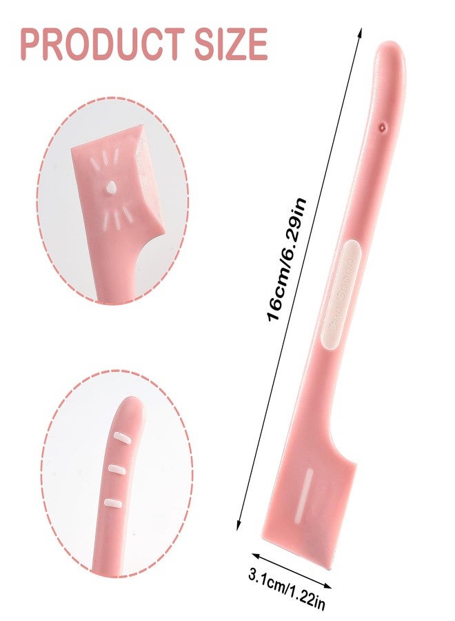 Amaxiu Pet Food Can Spoons, 4 Pcs Pet Food Mixing Spoons Wet Food Canned Scoop Can Spatula for Dogs Cats Silicone Pet Food Can Supplies for Puppy Kittens Feeding Jars - Image 5