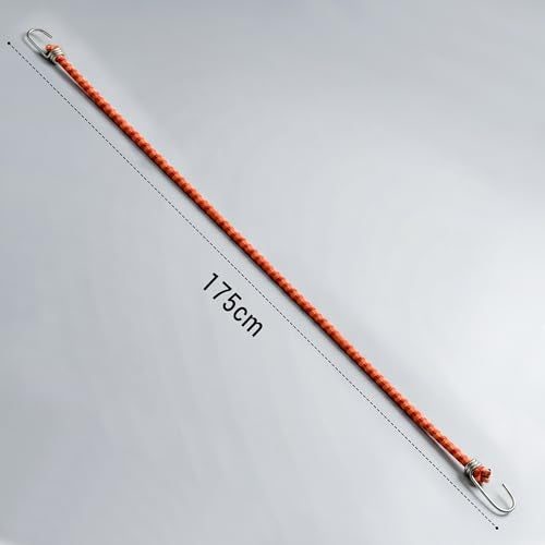 VERAT Multicolour, 2 Pcs High Strength Stretchable Elastic Rope/Bungee Cord - Versatile for Hanging Clothes, Tying Behind Bikes, etc. (2m + Expandable) - Image 2