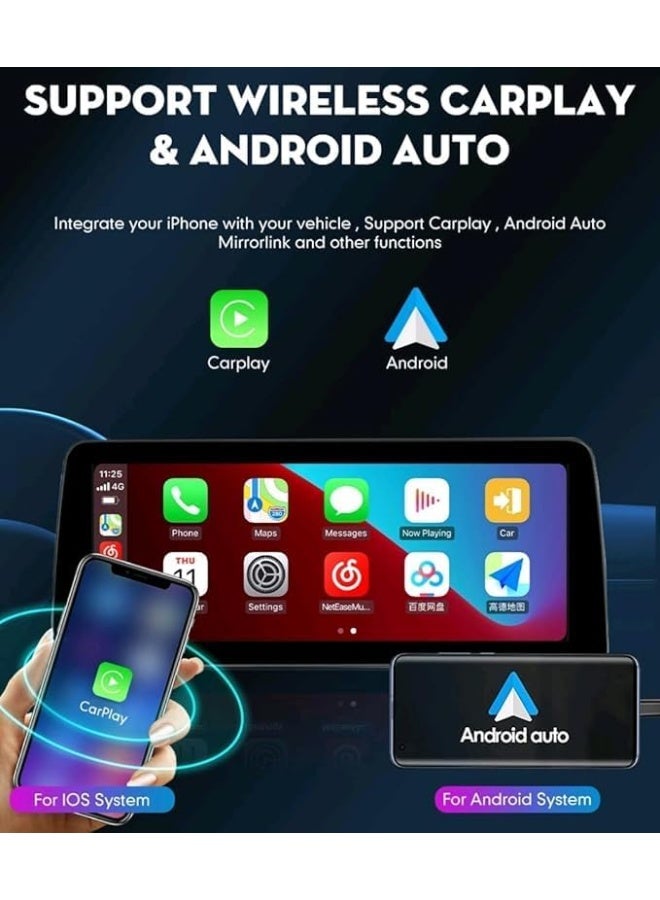 شاشة ستيريو للسيارة نيسان باترول Y62 مقاس 12.3 بوصة (2010-2022) مع نظامي Apple CarPlay وAndroid Auto، بسعة تخزين 8 جيجابايت أو 128 جيجابايت. - Image 3