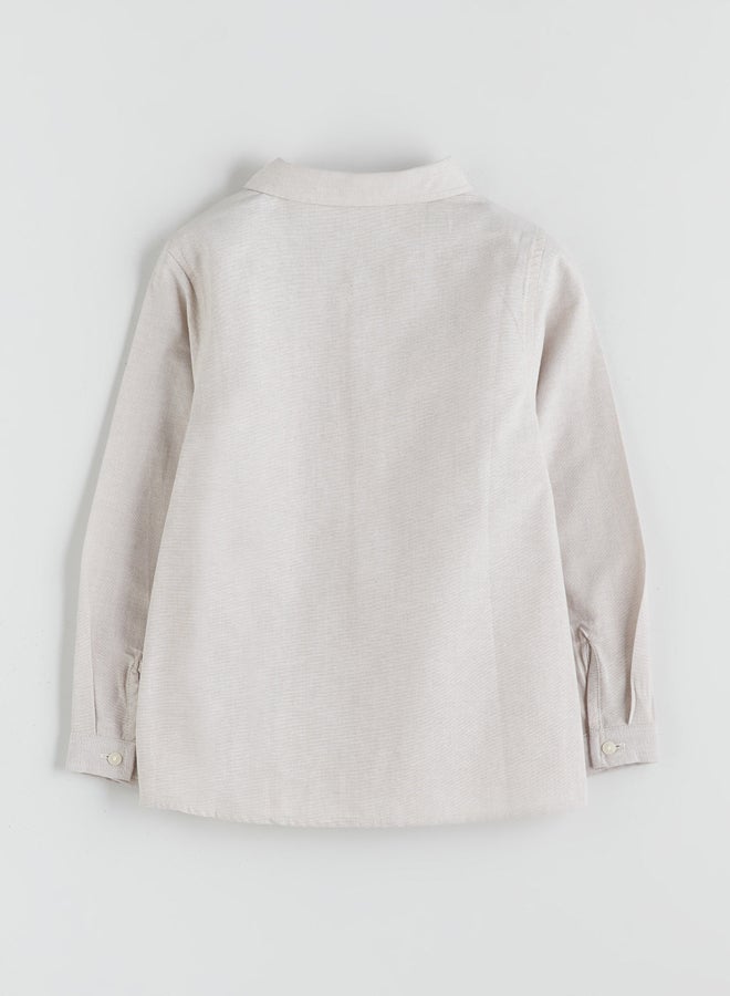 ال سي وايكيكي قميص أولادي أساسي بأكمام طويلة - Image 2