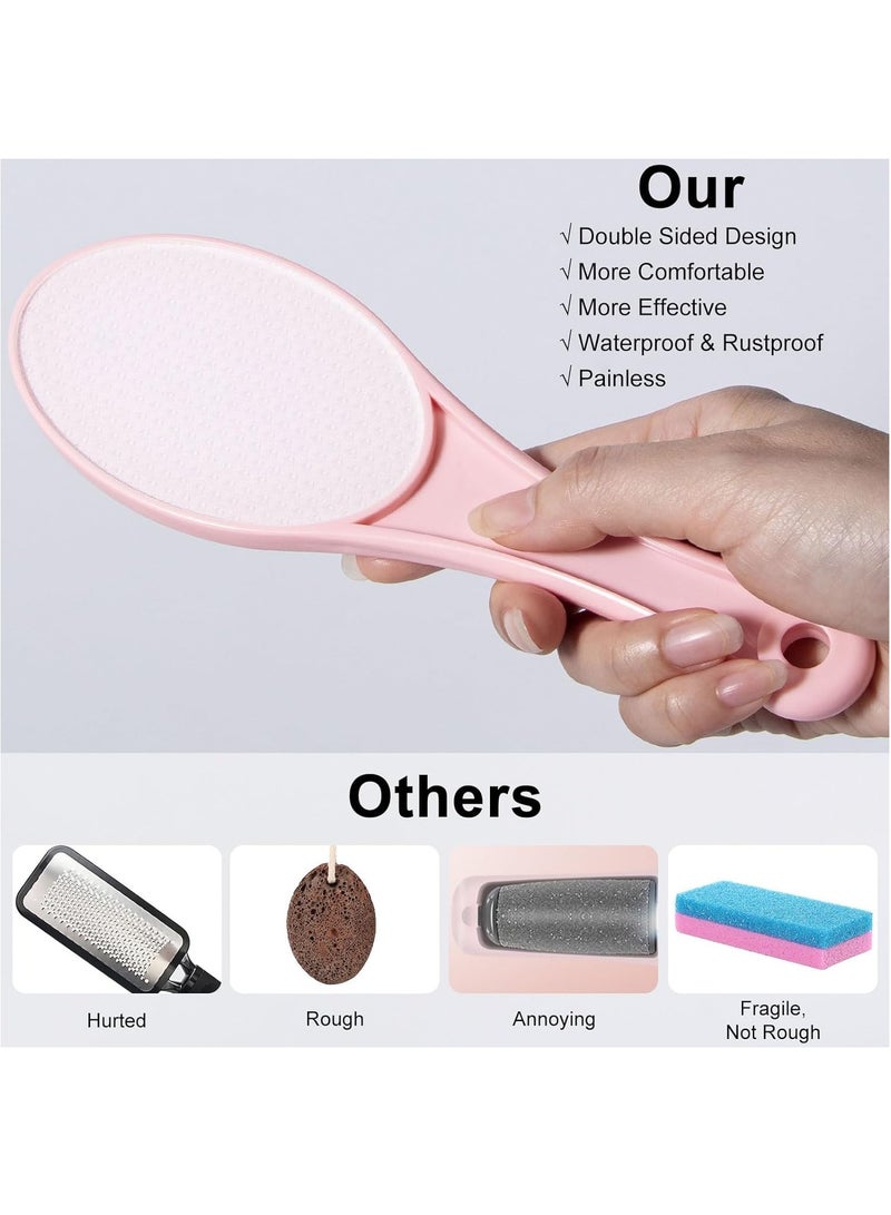 Excefore عبوتان من مبرد القدم الزجاجي النانوي لإزالة الجلد الميت والجلد الصلب للقدمين، أداة باديكير صحية مزدوجة الجوانب، ممحاة الشعر للحصول على أقدام وأيدي أكثر نعومة وسلاسة - Image 3