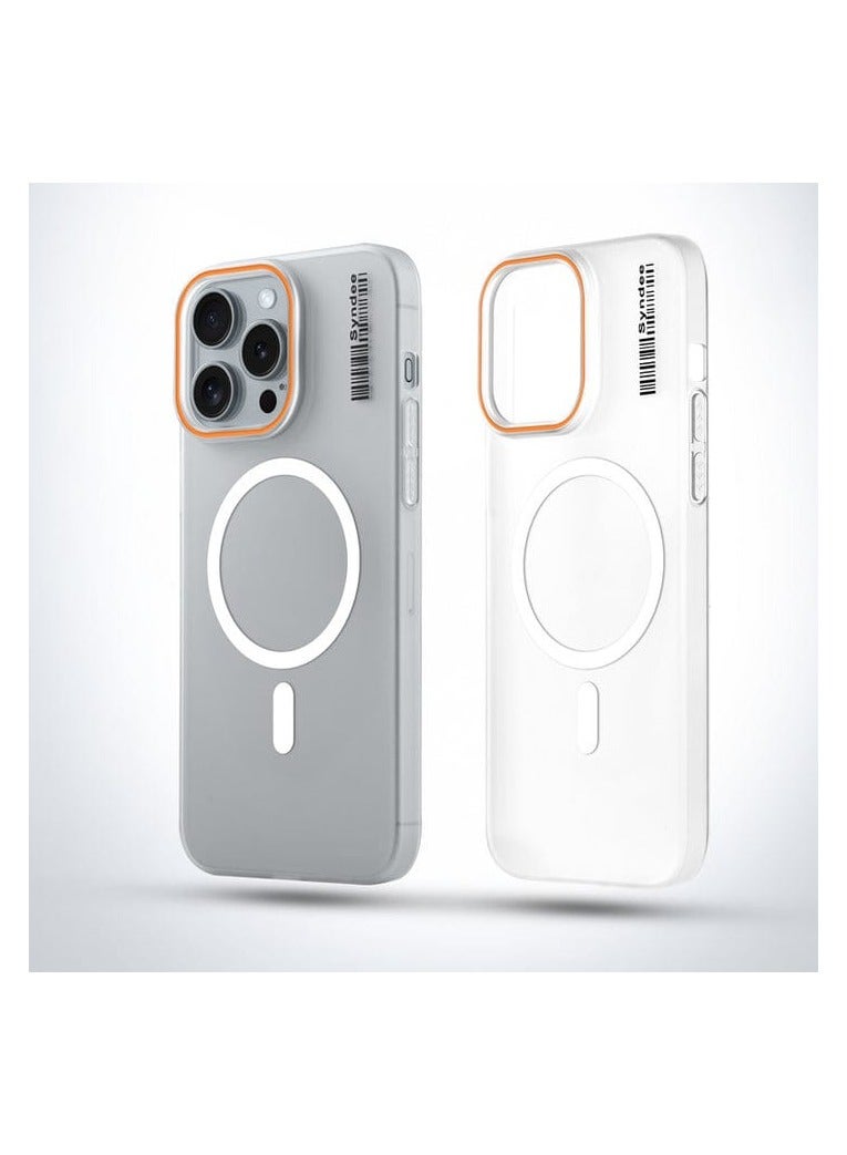 Elegant Frosted Matte MagSafe Case for iPhone 15 Pro Max – Slim, Lightweight, and Camera Protective  - Image 1