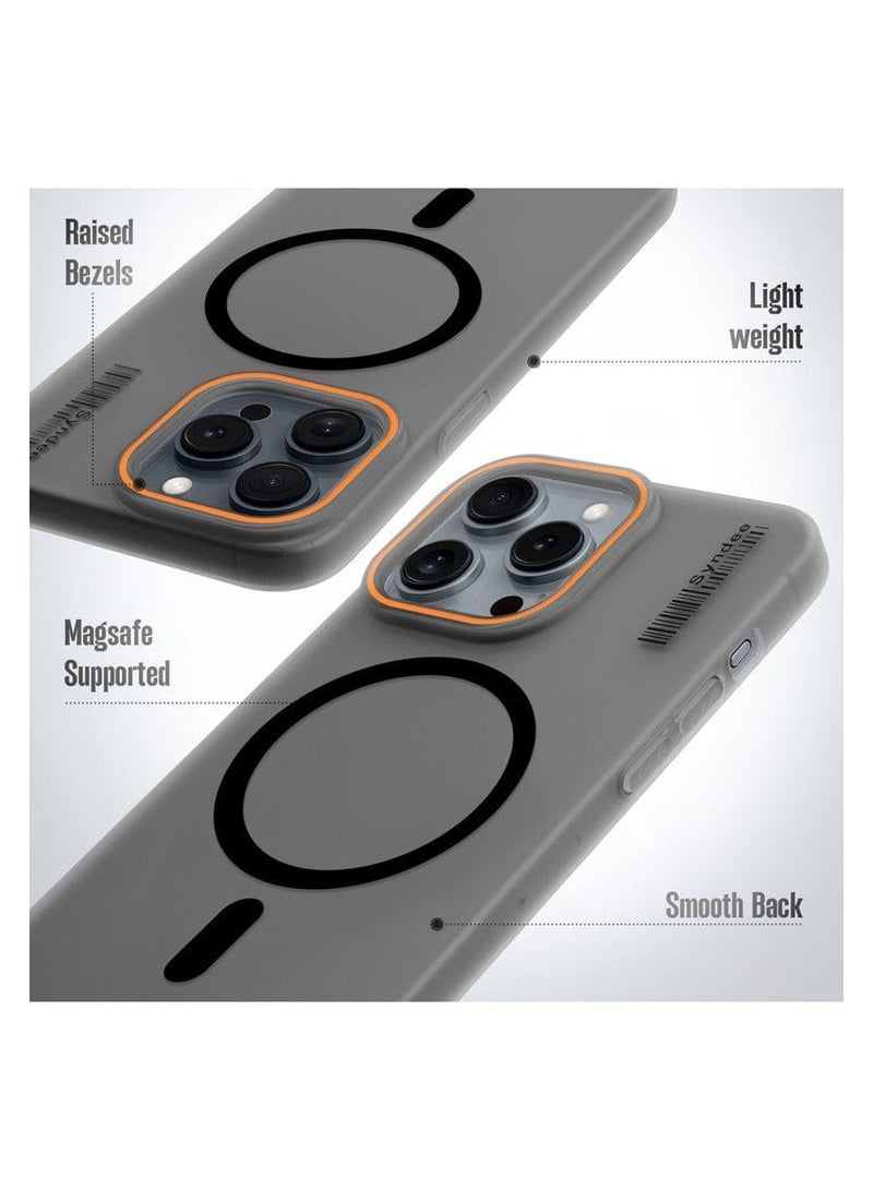 Elegant Frosted Matte MagSafe Case for iPhone 15 Pro Max – Slim, Lightweight, and Camera Protective  - Image 2