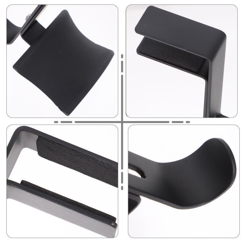 Headphone Stand Adjustable Clip On Headset Holder Under Desk Headphone Hanger - Image 1