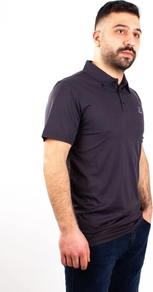 كينتيكس SN-328 Oliver Anthracite Casual Men's Polo Neck T-shirt