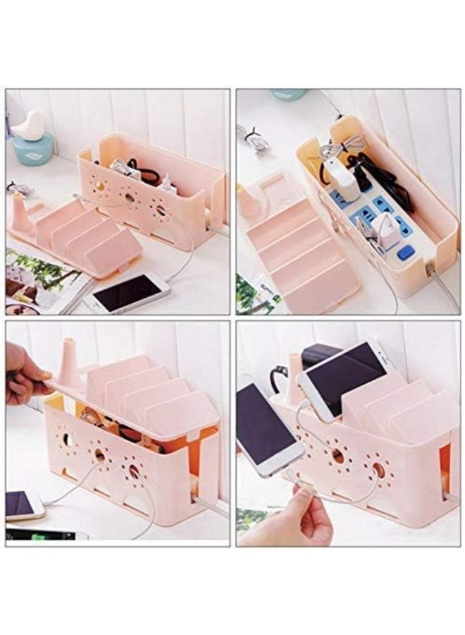 Plastic Cell Phone Organizer Divider for Various Phone Items Home and Office Use Multi Color - Image 2