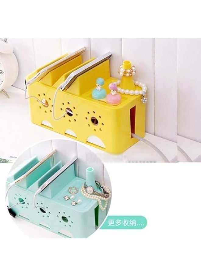 Plastic Cell Phone Organizer Divider for Various Phone Items Home and Office Use Multi Color - Image 3