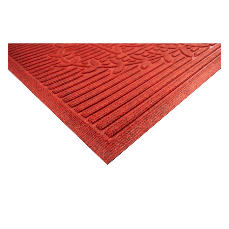 Calloway Mills 103142436 Poly Hello Indoor/Outdoor Mat, 24" x 36", Red - Image 4