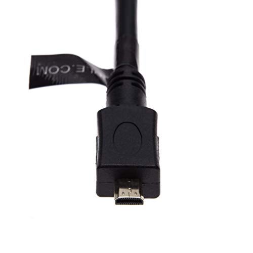 Keple Micro HDMI Cable for Panasonic Lumix DMC DMC- HC HC Series GH4 FZ1000 FZ300 FZ330 GF7 GF7K GH4A GH4H TZ61 TZ70 TZ71 TZ80 TZ81 TZ100 TZ101 TZ37 TZ40 FT3 FT4 FT5 FX90 FZ1000 FZ300 FZ330 V760 Camera 10ft - Image 3