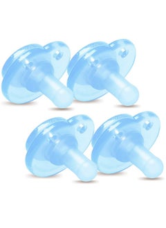 Nookums Pacifier 4 Pack - Orthodontic Single Piece Design - 100% Medical Grade Silicone - BPA Free, Latex Free, Phthalate Free - Paci-Plushies Pacifier Replacement (Blue) - pzsku/Z7ED73B0A00105D81AFC5Z/45/_/1736571309/d6954182-78c3-4dc5-af75-79a30cc217b6