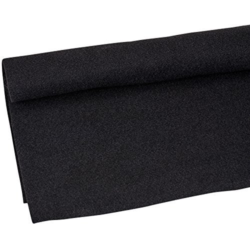 Audiopipe 3 Feet x 4 Feet Black DJ Car Sub Woofer Speaker Box Carpet Trunk Liner - Image 1