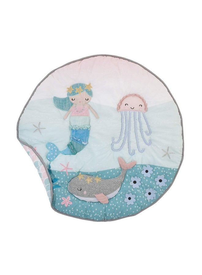 NoJo NoJo Sugar Reef Mermaid 4 Piece Nursery Crib Bedding Set  - Image 1