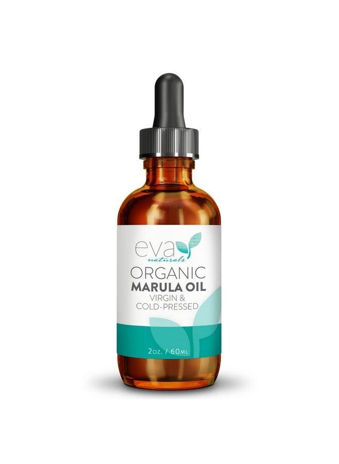 Eva Naturals Organic Marula Oil For Face And Hair 100% Virgin Moisturizing Beauty Oil Cold Pressed Natural Antiaging Formula Nongreasy Unrefined Rich In Omegas & Antioxidants 2Oz.  - Image 1