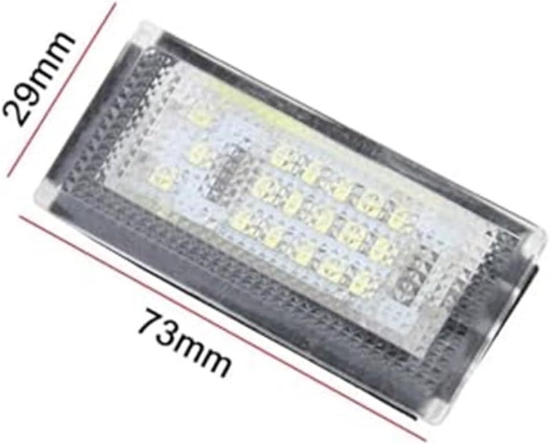 Wivplex 2Pcs White Number License Plate Light for MINI - Image 5