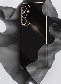 Generic Samsung Galaxy m13 4G Black Mobile Phone Case Cover, Luxury Plating Soft Back Cover, Raised Full Camera Protection  - Image 5