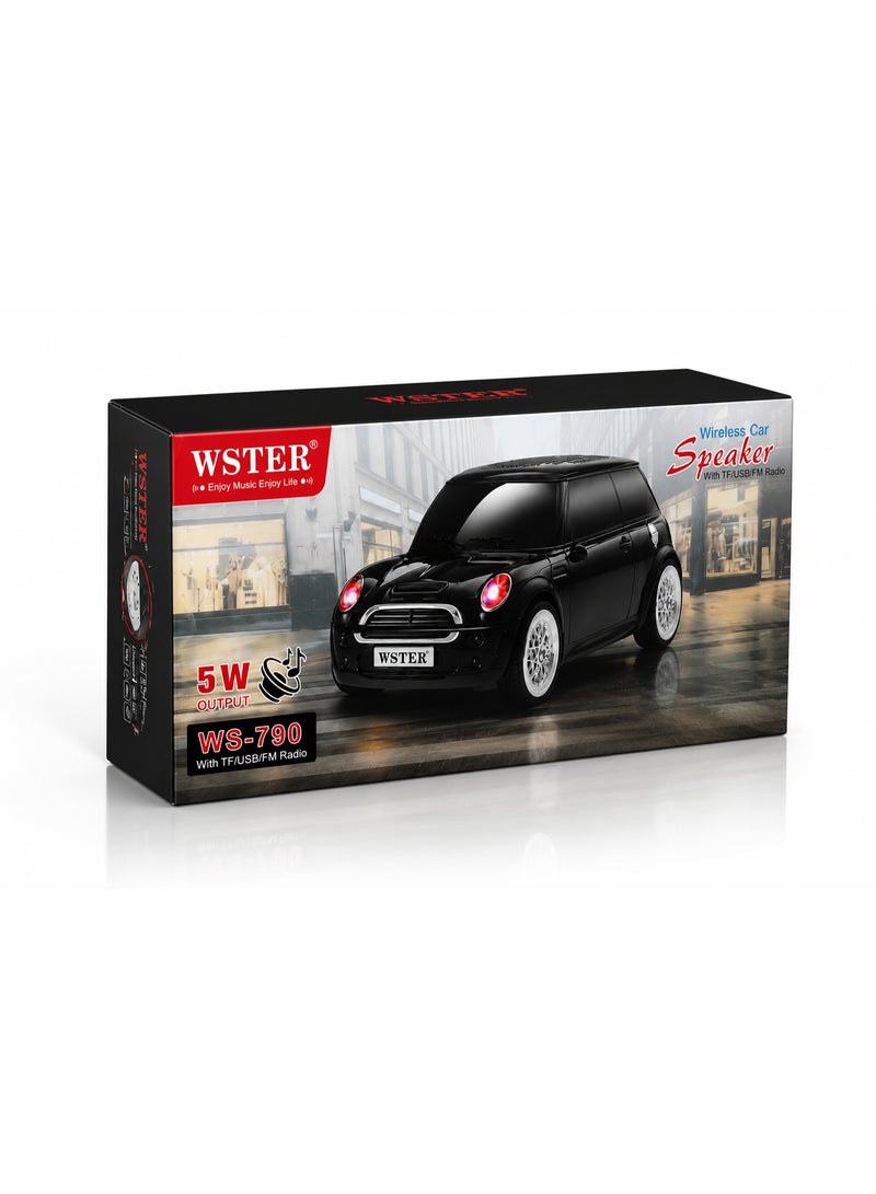 ويستر مكبر صوت لاسلكي للسيارة Wster WS-790 - طاقة 5 واط لصوت نقي - Image 2