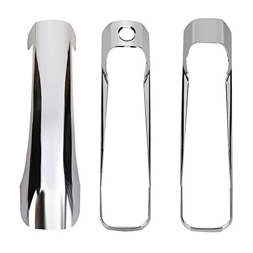 Tutor Auto Chrome Door Handle Covers Compatible with 2009-2018 Dodge Ram 1500 2500 3500 - Handle-Exterior Door - Image 3