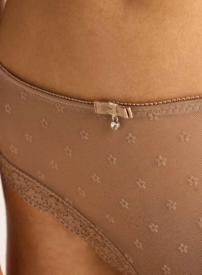 Splash FAV Lace Detail Briefs with Elasticated Waistband